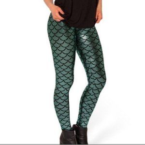 NWOT Black Milk Teal Mermaid Leggings